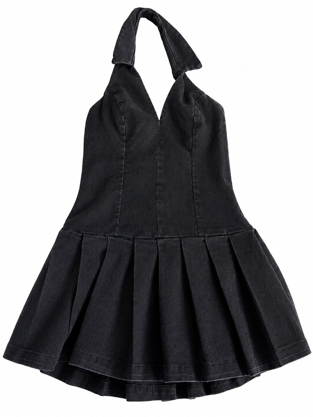 love, Fire Black Knit Top with Crew Neck